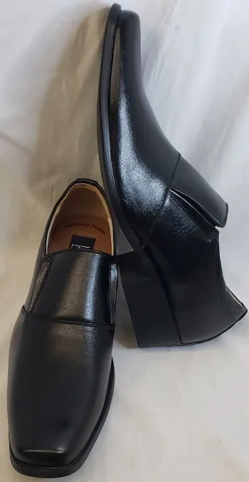 Hogan -- Men's Cuban Heel Slip On Dress Shoe -- Black